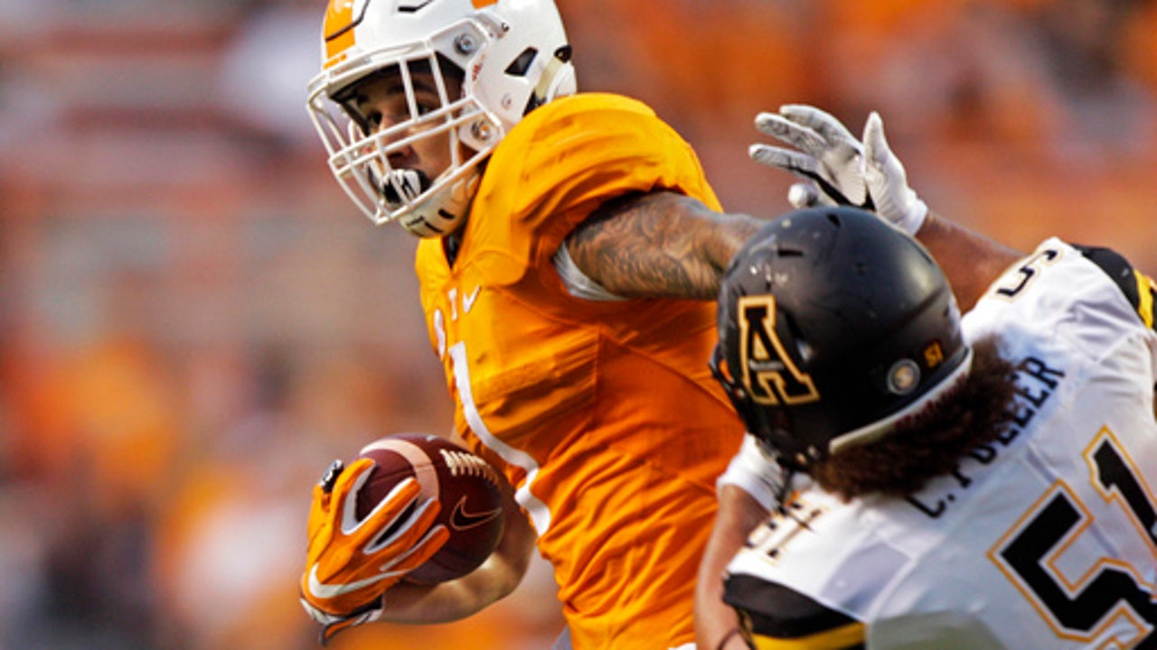 No. 9 Tennessee escapes with OT win over Appalachian State